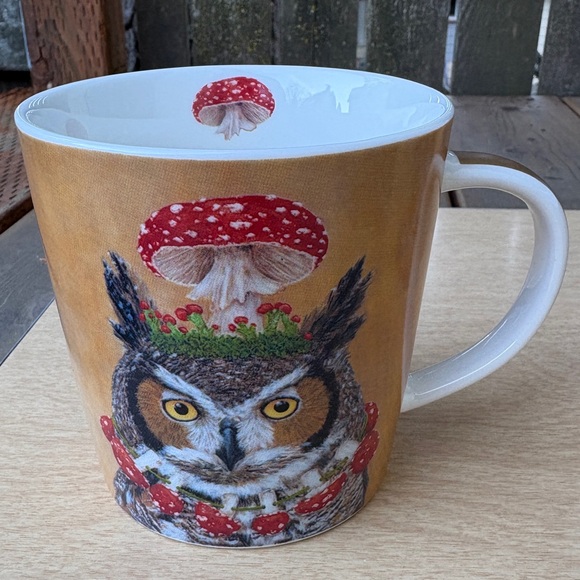 PaperProducts Design Vicki Sawyer Pageant Queen Owl and Mushroom Mug w/ Box - Picture 8 of 13